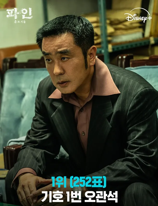 韓国ドラマ『パイン ならず者たち』キャスト｜リュ・スンリョン(オ・グァンソク役)