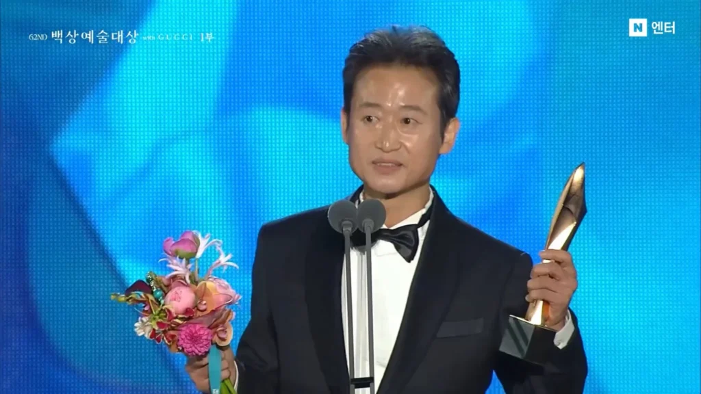 第62回百想芸術大賞2026テレビ部門助演賞(男性)ユ・スンモク